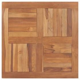 Table Top Solid Teak Wood Square 31.5"x31.5"x1"