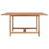 Patio Table 59.1"x59.1"x29.9" Solid Teak Wood