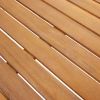 Patio Table 55.1"x31.5"x29.1" Solid Acacia Wood