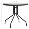 Bistro Table Anthracite Ø31.5"x28" Steel
