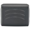 Side Table Anthracite 21.3"x21.3"x14.4" Plastic