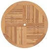 Folding Patio Table Ø 47.2"x29.5" Solid Wood Teak