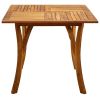 Patio Table 59.1"x35.4"x29.5" Solid Acacia Wood
