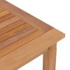 Patio Dining Table 78.7"x35.4"x29.5" Solid Wood Teak