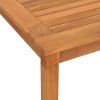 Patio Dining Table 59.1"x35.4"x29.5" Solid Wood Teak