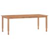 Patio Dining Table 78.7"x35.4"x29.5" Solid Wood Teak