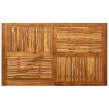 Patio Table 59.1"x35.4"x29.5" Solid Acacia Wood