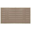 Patio Table Gray 47.2"x27.6"x26" Poly Rattan