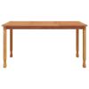 Patio Dining Table 59.1"x35.4"x29.5" Solid Wood Teak