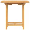 Extending Patio Table 43.3"-63"x31.5"x29.5" Solid Wood Teak