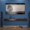 72'' Fireplace Mantel Wooden Wall Mounted Floating Shelf 8" Deep Solid Pine Wood,Brown