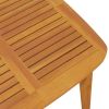 Patio Table 33.5"x33.5"x29.5" Solid Wood Acacia