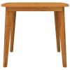 Patio Table 33.5"x33.5"x29.5" Solid Wood Acacia