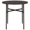 Tea Table Brown 17.7" Poly Rattan