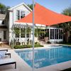 13'x10' Rectangle Sun Shade Sail/Bright Orange