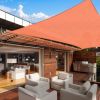 13'x10' Rectangle Sun Shade Sail/Bright Orange