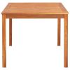 Patio Table 59"x35.4"x29.1" Solid Acacia Wood