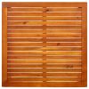 Patio Coffee Table 33.5"x33.5"x17.7" Solid Acacia Wood