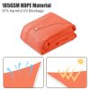 13'x10' Rectangle Sun Shade Sail/Bright Orange