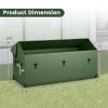 Waterproof Outdoor Storage Box with Ventilated Window, Adjustable Snap