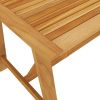 Patio Dining Table 55.1"x27.6"x28.9" Solid Acacia Wood