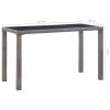 Patio Table Anthracite 48.4"x23.6"x29.1" Poly Rattan