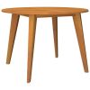 Patio Table Ø43.3"x29.5" Solid Wood Acacia