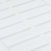 Patio Table White 30.7"x21.7"x15" Plastic