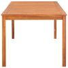 Patio Table 84.6"x35.4"x29.1" Solid Acacia Wood