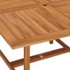 Garden Table 47.2"x47.2"x29.5" Solid Teak Wood