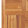 Table Top Solid Teak Wood Square 31.5"x31.5"x1"