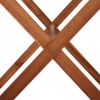 Patio Table 43.3"x26.4"x29.1" Solid Acacia Wood