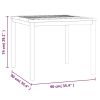Patio Dining Table 35.4"x35.4"x29.1" Solid Wood Acacia