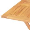 Folding Patio Table 33.5"x33.5"x29.9" Solid Teak Wood