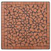 Mosaic Bistro Table Terracotta 23.6" Ceramic