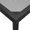 Patio Table Anthracite 78.7"x39.4"x28.3" Steel Mesh