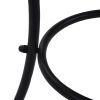 Mosaic Bistro Table Black and White 23.6" Ceramic