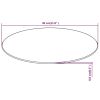 Table Top Tempered Glass Round 11.8"