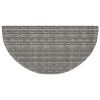 Patio Table Gray 39.4"x19.7"x29.5" Poly Rattan