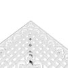Patio Table White 31.5"x31.5"x29.5" Cast Aluminum