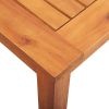 Patio Table 59"x35.4"x29.1" Solid Acacia Wood