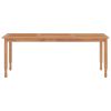 Patio Dining Table 78.7"x35.4"x29.5" Solid Wood Teak