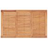 Patio Dining Table 59.1"x35.4"x29.5" Solid Wood Teak