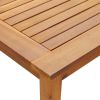 Patio Table 55.1"x31.5"x29.1" Solid Acacia Wood