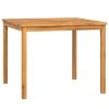 Patio Dining Table 35.4"x35.4"x29.1" Solid Wood Acacia