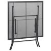Folding Mesh Table 31.5"x31.5"x28.3" Steel Anthracite