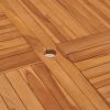 Garden Table 47.2"x47.2"x29.5" Solid Teak Wood