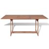 Patio Table 70.9"x35.4"x29.5" Solid Teak Wood