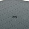 Patio Table Green 35" Plastic