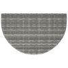 Patio Table Gray 31.5"x19.7"x29.5" Poly Rattan